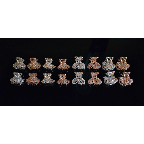 Κλαμεράκι διακοσμημένο με κρυσταλλάκια στρας