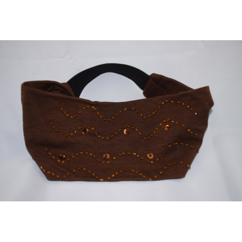 Βαμβακερή Κορδέλα Καφέ