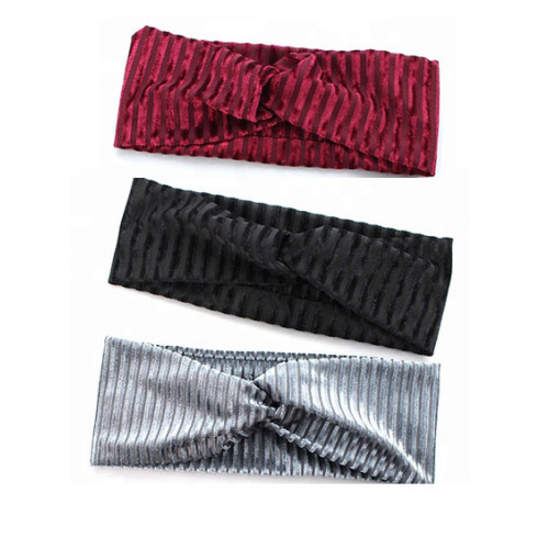 Βελούδινη Ριγέ Κορδέλα Δαντέλα