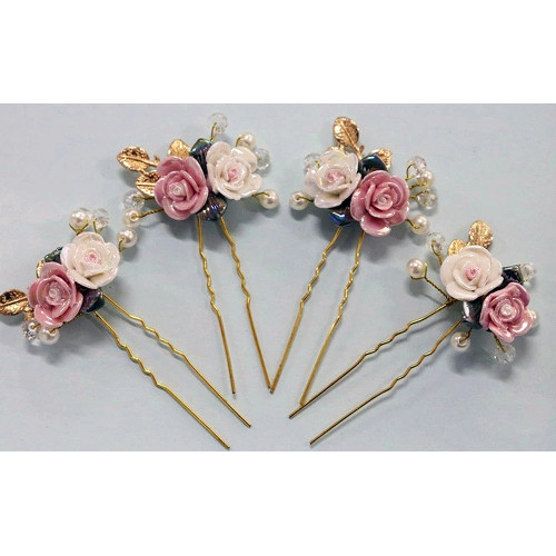 Νυφική Κουάφ Φουρκέτα με Πέρλα 