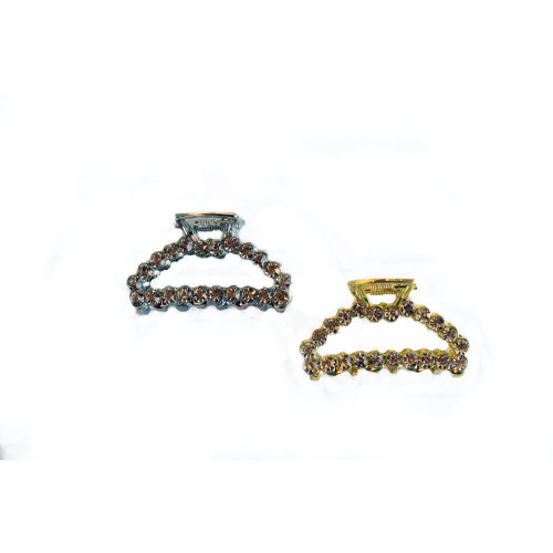 Κλαμεράκι μεσαίο με κρυσταλλάκια  στρας