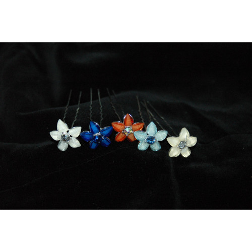  Κρυστάλλινη Φουρκέτα Λουλούδι / Φουρκέτες