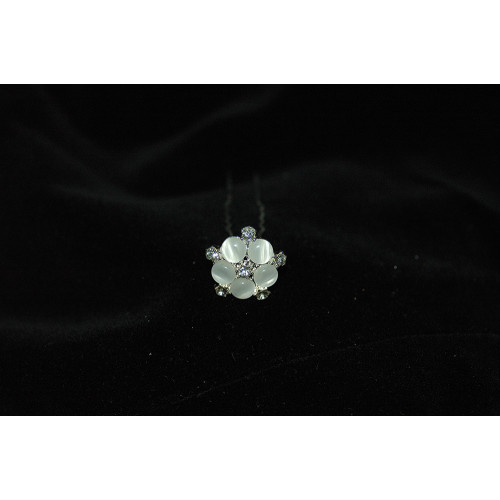  Κρυστάλλινη Φουρκέτα Αστέρι με Πέρλες / Φουρκέτες