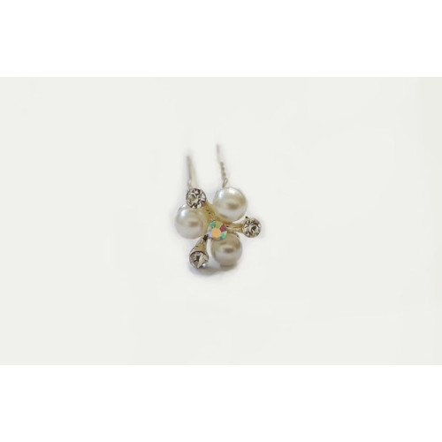  Κρυστάλλινη Φουρκέτα με Πέρλες / Φουρκέτες