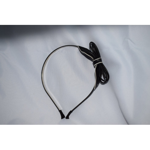 Στεφανάκι Δερμάτινος Φιόγκος