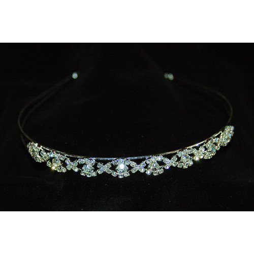 Νυφική Κουάφ Στεφανάκι Τιάρα γάμου με κρυστάλλους