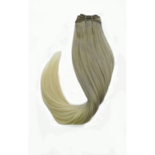 Τρέσα Ombre #Γκρι/613 100% Φυσική Τρίχα. Grade 9A. 50cm μάκρος, 150cm πλάτος. 100gr. Τρέσα Ombre #Γκρι/613 100% Φυσική Τρίχα. Grade 9A. 50cm μάκρος, 150cm πλάτος. 100gr.