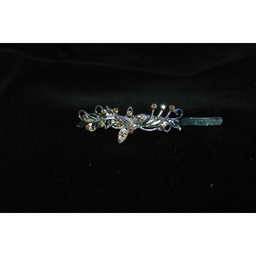 Μεταλλικό τσιμπιδάκι με στρας