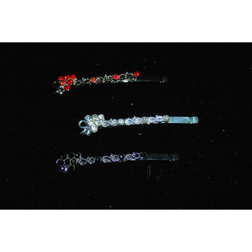 Μεταλλικά τσιμπιδάκια με στρας