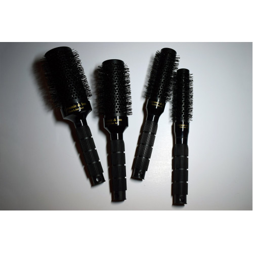 Επαγγελματική Κεραμική Βούρτσα CERAMIC + ION Thermal Αντιβακτηριδιακή  - HairLineArt  Μαύρη