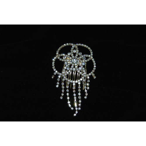  Νυφική Κουάφ - Κρυστάλλινο Χτενάκι Strass