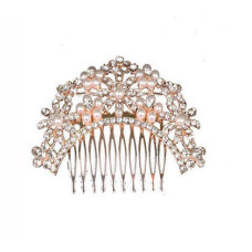 Νυφική Κουάφ Κρυστάλλινο Χτενάκι Στρας