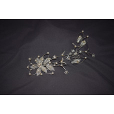 Νυφική Κουάφ - Κρυστάλλινο Χτενάκι Strass Λουλούδι